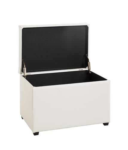 Haku-Möbel Cassapanca in MDF, bianco, 39 x 58 x 42...