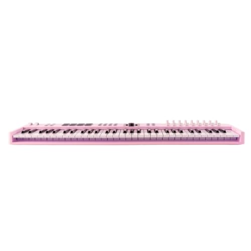 Image of Arturia KeyLab Essential 61 mk3 Rose Quartz Edition - 61-Key USB-C MIDI Keyboard Controller with Pads, Faders, DAW Integration, Analog Lab Pro & Ableton Live Lite