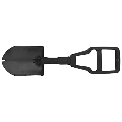 MFH Folding Spade 3-Piece Plastic Handle with Bag Black
