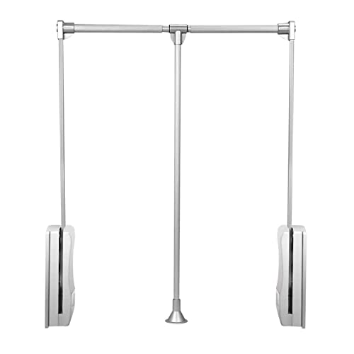 Tringles de penderie rabattables extensibles 83-115cm pour meuble dressing