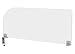 VaRoom - Desk Divider and Desk Dividers for Students. Desk Privacy Panel and Privacy Shields for Student Desks. Privacy Divider. Frosted Acrylic Clamp-on Desk Partition - 29” W x 12”H Divider