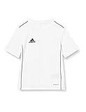 Tiene cuello redondo adidas CORE18 JSY Y Camiseta de Manga Corta, Unisex niños, White/Black, 164