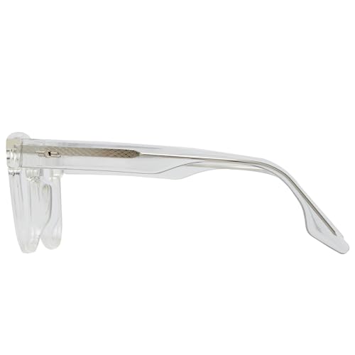 Image of Cyxus Chunky Square Blue light Glasses Womens Men Stylish TR90 Frame Computer Gaming Academic Look 8556
