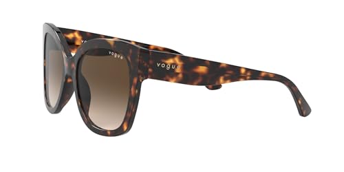Image of Vogue Eyewear Women Gradient Brown Lens Pillow Sunglasses - 0VO5338SW6561354