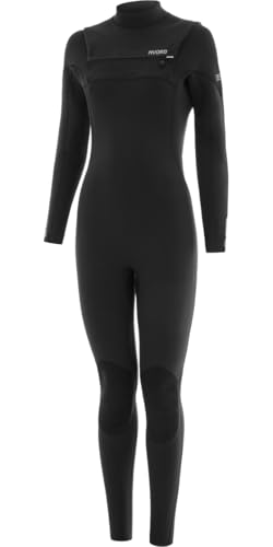 Nyord 2025 Mujer Solu Yulex 4/3mm Chest Zip Neopreno SOLW43001 - Black