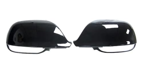 Carcasa de espejo retrovisor para Q5 SQ5 tapa de ala con acabado negro de alta resistencia
