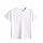 Kids Semi-Heavyweight (210gsm) Crew Neck T-Shirt Short Sleeve Top Boys Girls Cotton Plain Casual Tees White