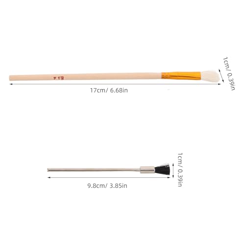 Kit de limpieza para aerógrafo SHINEOFI para eliminar pintura seca en boquillas estrechas 3