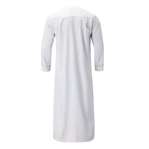 Bowanadacles Muslim clothes for men kaftan for men Thobe for men Islam Moroccan Thobe men Thobe Islamic clothing2