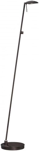 GEORGE KOVACS P4324-647 George's Reading Room LED Floor Lamp, 1-Light, 8 Total Watts, 50-in H x 8.25-in W, Copper Bronze Patina
