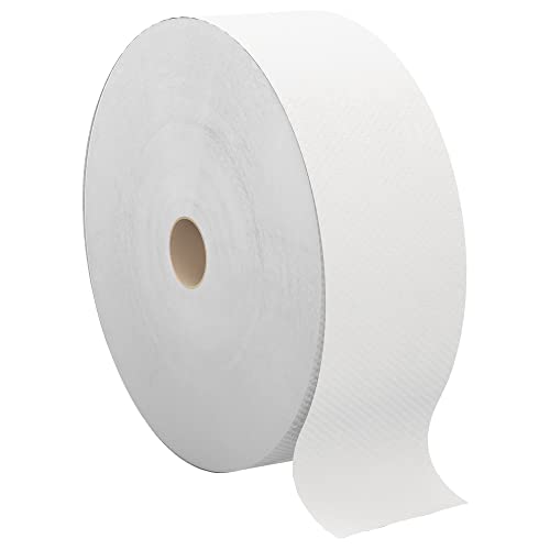 Highmark® JRT 2-Ply Jumbo Toilet Paper, 1250' Per Roll, 100% Recycled, White, Pack of 6 Rolls