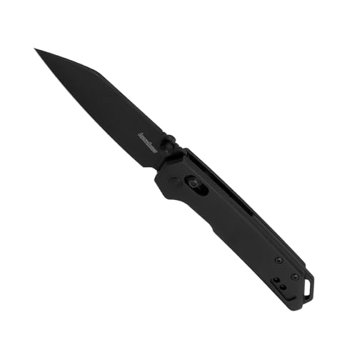 Image of Kershaw Mini Iridium Folding Pocket Knife, 3 inch D2 Steel Blade, DuraLock, Aluminum Handle, Pocketclip