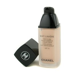 CHANEL MAT LUMIERE Long-Lasting Soft Matte Makeup, 14 "IVOIRE", SPF 15, 30ml / 1 fl oz, Made in France