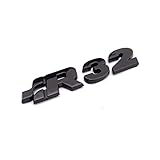 3D-Chrom-Autoaufkleber DSFHKUYB R32 Car Grill Logos, 3D-Chrom-Auto-Aufkleber kompatibel for Golf-Emblem-Abzeichen (Color : Trunk Gloss B)