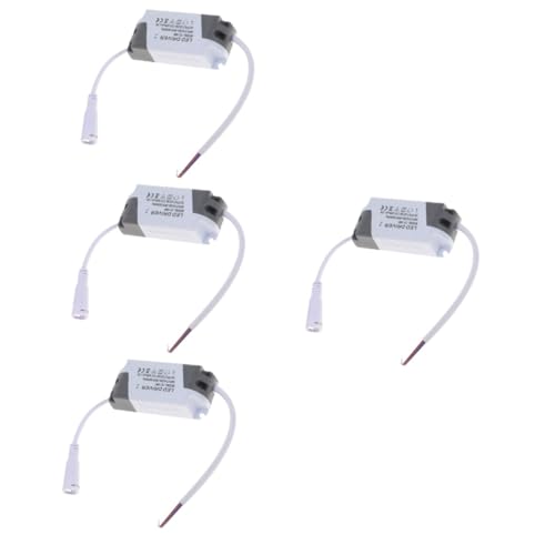 DOITOOL 4 Pcs Motorista De Led Adaptador 12v Para Tomada Plugue Led Driver De Led De Corrente Consta