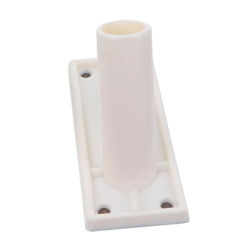 FONDOTIN Support Mural Plastique pour Drapeaux Support De Hampe Adhésif pour Mât De Drapeau Installation Facile Mur Toit Jardin pour Et Célébrations