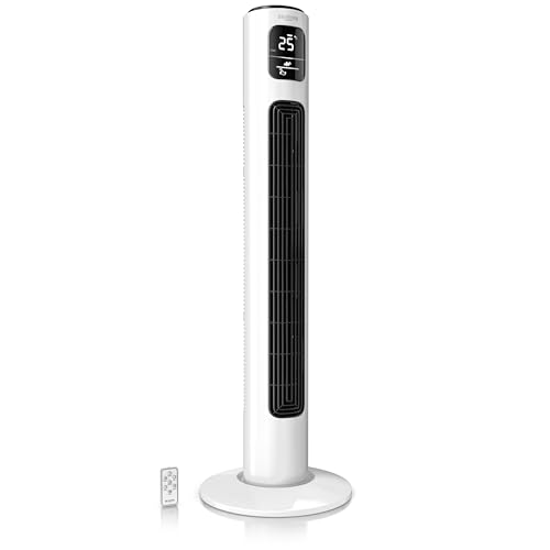 Brandson - Turmventilator ECO mit DC Motor - sehr leise – Wlan Smart Home mit App/WiFi Alexa...