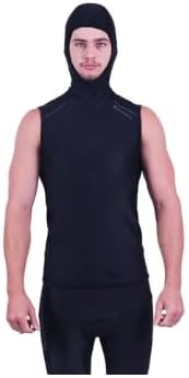 Sharkskin Chillproof Mens Hooded Vest Medium Black