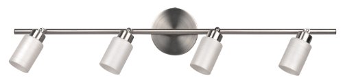 CANARM LTD. IT359A04BPT9 Margo 4 Bulb Track Light, Brushed Pewter