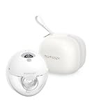 Momcozy M5 - Estrattore di latte a mani libere, doppio estrattore portatile per bocca del bambino, doppia flangia a tenuta stagna con 3 modalità e 9 livelli, tiralatte elettrico portatile, 24 mm