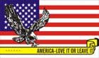 5FT X 3FT USA EAGLE AMERICA LOVE IT OR LEAVE IT FLAG