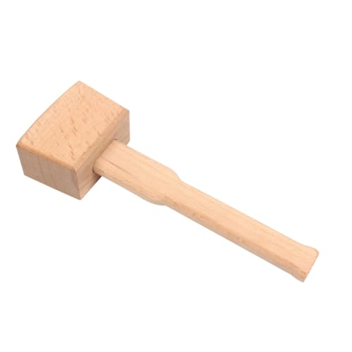 Toddmomy Marteau En Bois De Hêtre Pour Menuiserie Diy Maillet Léger Surface Polie Outil Pratique Pour Sculpture Sur Cuir Et Travail Du Bois Usage Artisanal Compact