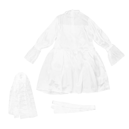 Costume blanc pour homme anti-plis en dacron pour un mariage ou une fête