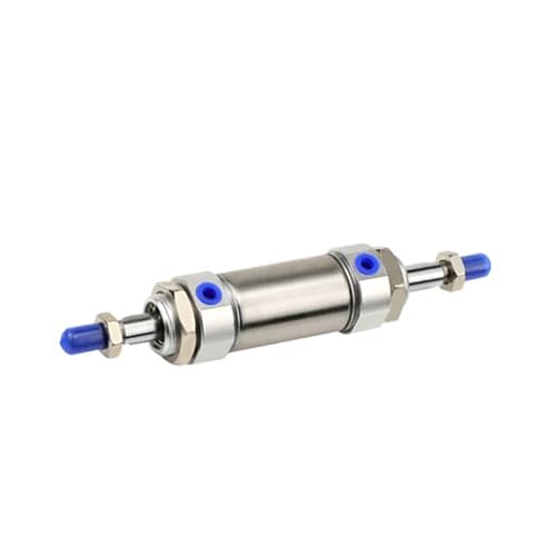 Vérin pneumatique double sortie MAD20 pour guidage haute précision - 2