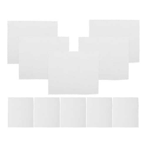Garneck 10pcs Soft Cleaning Cloth for Acoustic Guitar Violin Piano Clarinet Nonabrasive Portable Instrument Care Fingerprints Gentle Material for Optimal Performance