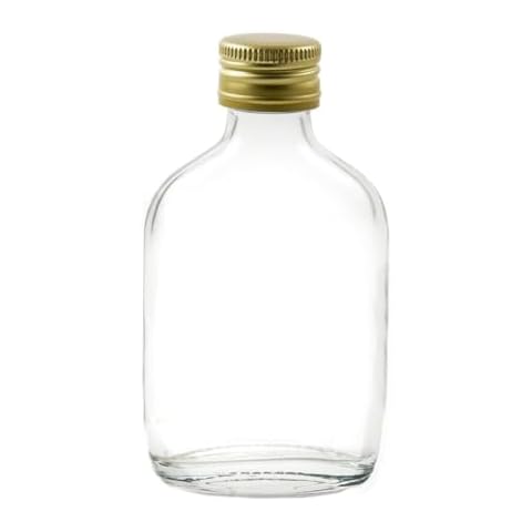 50ml Small Glass Bottles with Gold Cap Cover