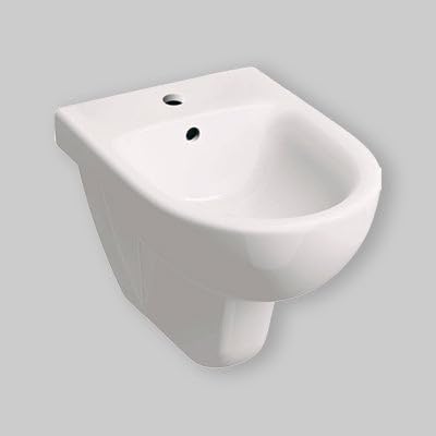 Geberit - Bidet sospeso con troppopieno - Serie Selnova - SFUCER0755BS
