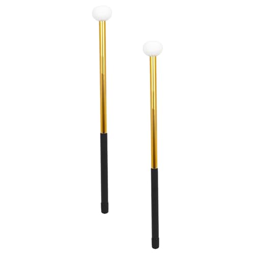 Baquetas para batería VICASKY versátiles de aleación de aluminio con cabeza de fieltro, para snare drum y jazz drum miniatura 5