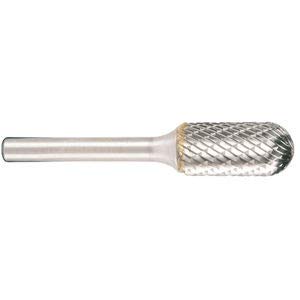 Projahn Fresa de metal duro, forma C, rodillo redondo/cilindro d1 19,0 mm, diámetro del vástago 6,0 mm, dentado cruzado VE: 1