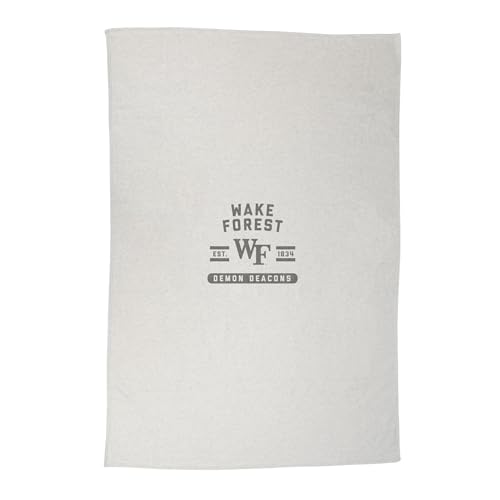 Logo Brands NCAA Wake Forest Demon Deacons Sublimated Sweatshirt Blanket Team Color - Perfect for Bedroom Decor, Stadium Blanket, Camping, Great for Gifts