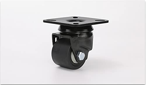 Roulettes à centre bas 300kg charge lourde avec platine pivotante 2 pouces