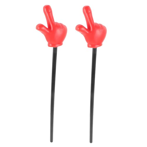 Abaodam 2pcs Finger Gesture Rod Pointers Fun Party Props for Weddings and Pranks Material Teaching Tool and Game Accessory for Boys and Girls and Adults