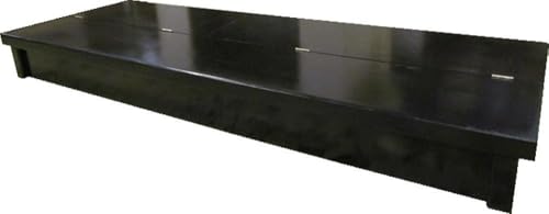 72 x 24 in. Birch Wood Aquarium Canopy - Black