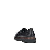 Rieker 54862 Mokasyny Kobiety, Czarny, 39 EU