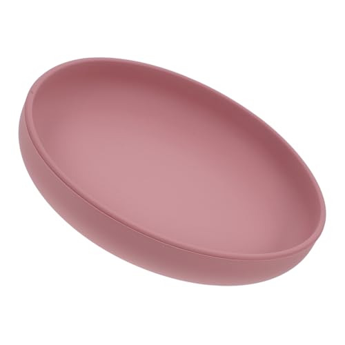 HOMOCONO こぼれ防止 ディナー プレート 高齢者向け シリコン製 ボウル ミニ シリコン製 ディナー プレート シリコン製 ボウル ピンク ディナー プレート ボウル 赤ちゃん向け シリコン