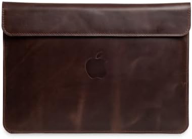 INCARNE Leather Laptop Sleeve 14 inch - Fits MacBook Pro 14-in 2021 M1 A2442 & 13-13.3 Inch - MacBook Pro/Air, Genuine Leather Cover Klouz (New MacBook Pro 14" 2021-2022 // Pro 13" 2012-2015, Brown)
