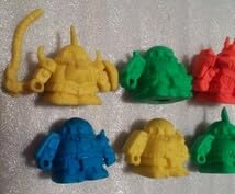 Amazon | 当時物昭和レトロ初期 ガン消しザク マーク1×2色 ザク