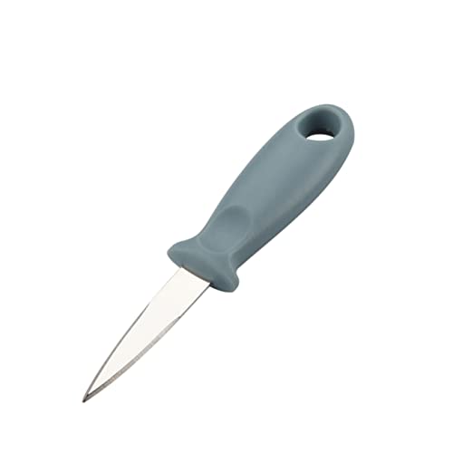 Zerodeko Cuchillo Para Abrir Almejas y Ostras De Acero Inoxidable Mango Seguro y Protector De Mano Adecuado Para Uso Casa y Mariscos Variados