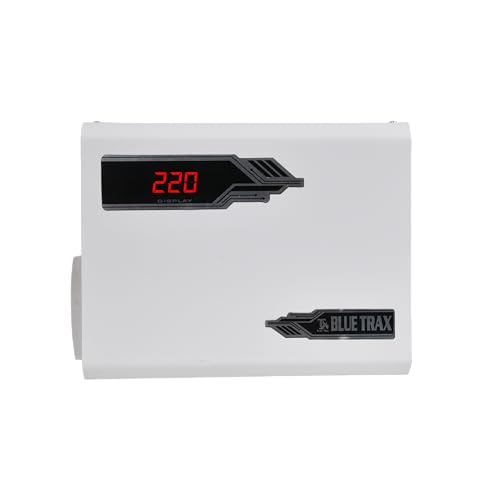 Image of BLUETRAX 1000VA Step Down Voltage Converter Transformer 220V to 110V for US Appliances in India | Compact Hanging Design | Copper Core Safe Efficient Lightweight for Home Kitchen Office Electronics