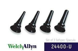 Welch Allyn 24400-U Reusable Ear Specula Set for Macro View and Diagnostic Otoscope, Universal, Polypropylene - Thumbnail 2