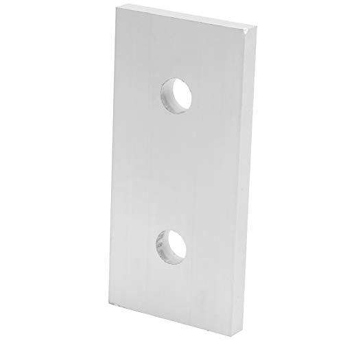 10Pcs 2 fori in alluminio parti di fissaggio staffe e piastre di collegamento piastra di giunzione verticale piastra di collegamento industria edile struttura del telaio in alluminio(2020-2 Hole)
