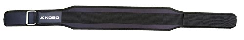 Image of Kobo 4 inch Foam Padded Weight Lifting Belt Back Gym Strap Training Support Fitness Exercise Bodybuilding