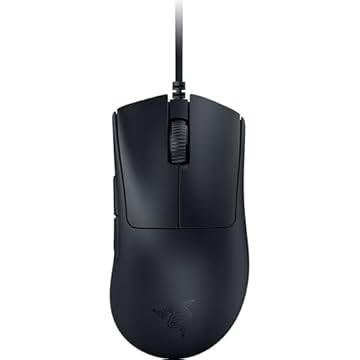 Razer Mouse para jogos DeathAdder V3 com fio: 59 g ultraleve - Sensor óptico Focus Pro 30K - Interruptores ópticos rápidos Gen-3-8K Hz HyperPolling-6 botões programáveis - Ergonômico - Cabo Speedflex