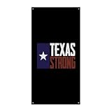 Texas Strong Door Cover Decorations Banner Porch Sign Photo Background Holiday Party Indoor Outdoor Decor
