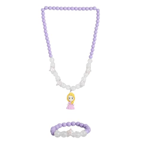 El Regalo Cute Princess Beaded Necklace & Bracelet Jewelry Set for Girls/Kids/Toddlers | Mermaid Theme Party Dress Up Jewelry Set- Gift for Girls Kids (B07MTMJFHY) Amazon Price History, Amazon Price Tracker