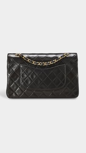 CHANEL Women's Pre-Loved Black Lambskin 2.55 Shoulder Bag 10"3